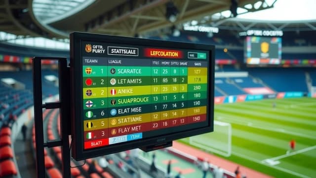 Poängställning i Kalmar FF idag