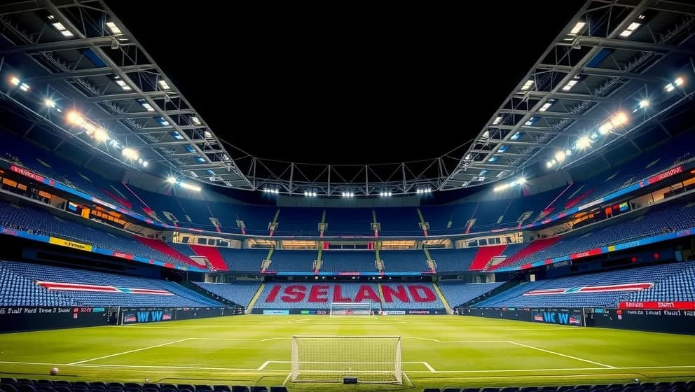 Islands damlandslag i fotboll spelar för att vinna