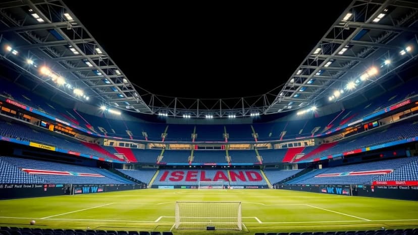 Islands damlandslag i fotboll spelar för att vinna