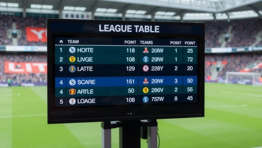 Poängställning i Atalanta denna säsong