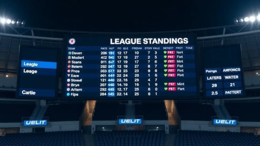 Poängställning i Falkenbergs FF idag