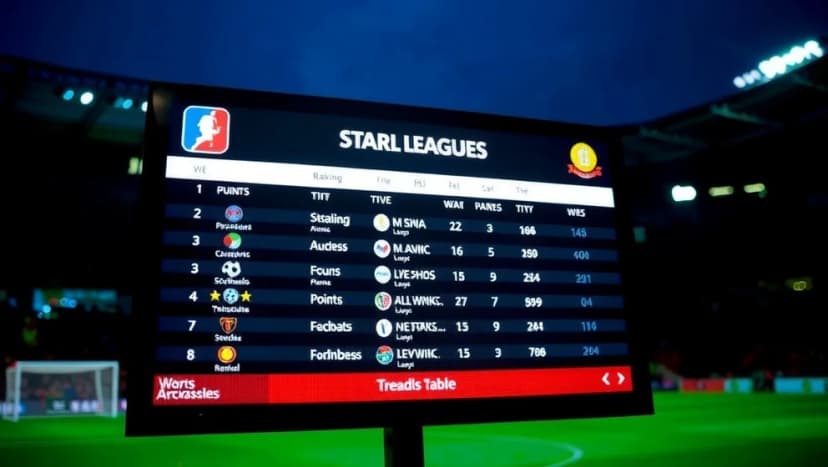 Fenerbahçes poängställning denna säsong