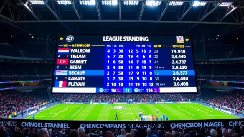 Poängställningen i Girona FC denna säsong