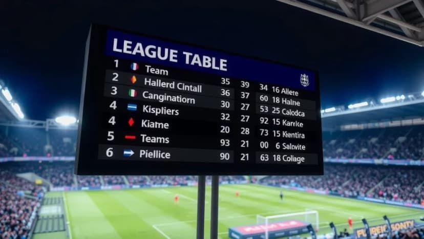 Poängställning i IFK Värnamo denna säsong