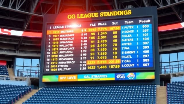 Poängställning i Umeå FC