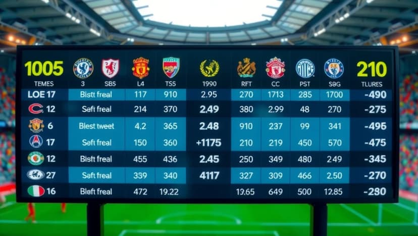 Premier League poängställning igenom året